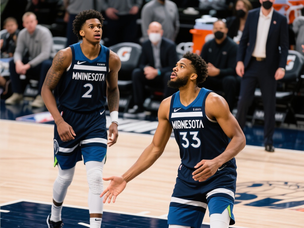 *例如，本赛季的核心球员安东尼·爱德华兹