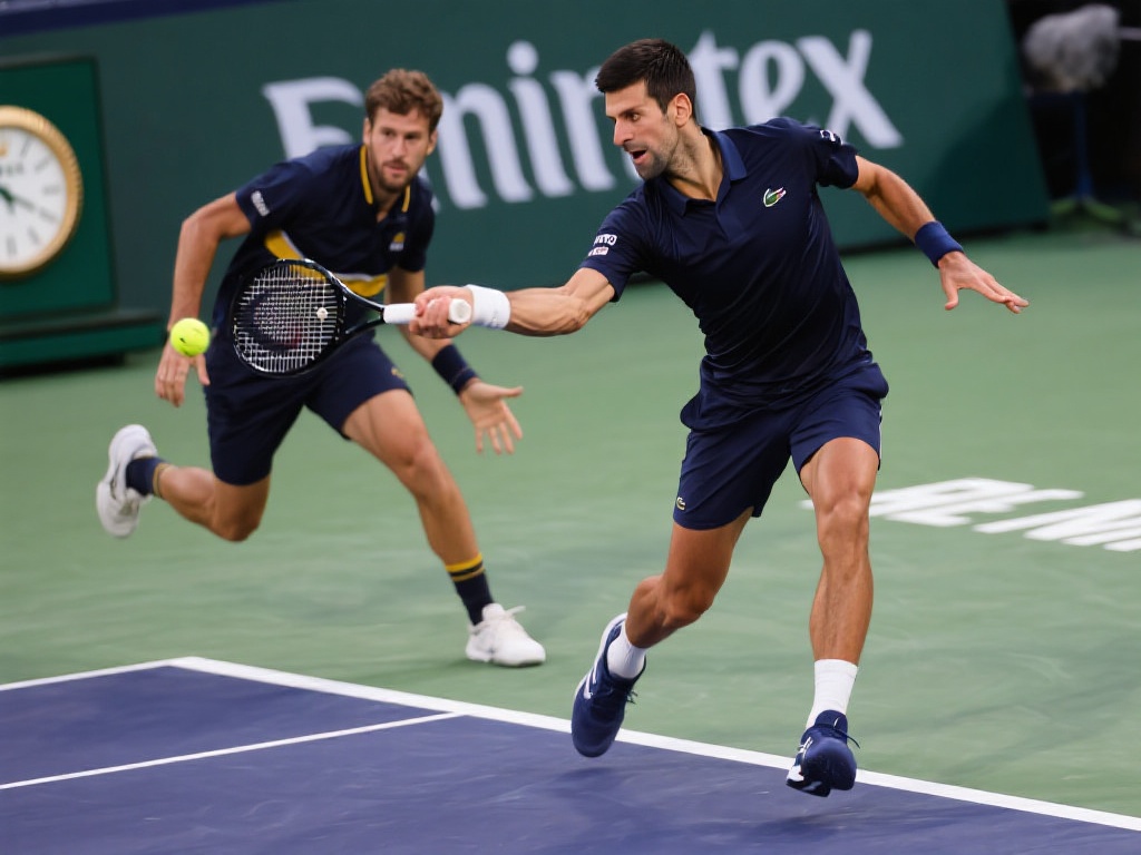 ATP迈阿密站决赛:门希克激战德约科维奇精彩集锦 德约科维奇在这场决赛中展现了他超凡的应变