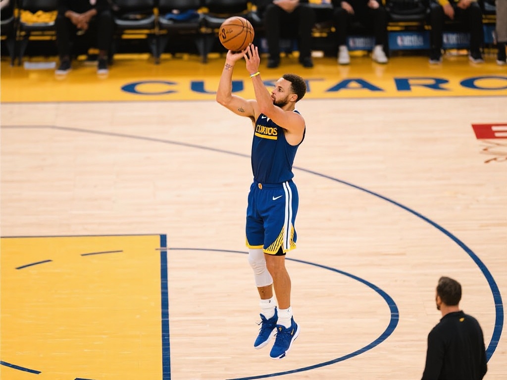 众所周知，库里的投篮动作几乎完美无瑕。无